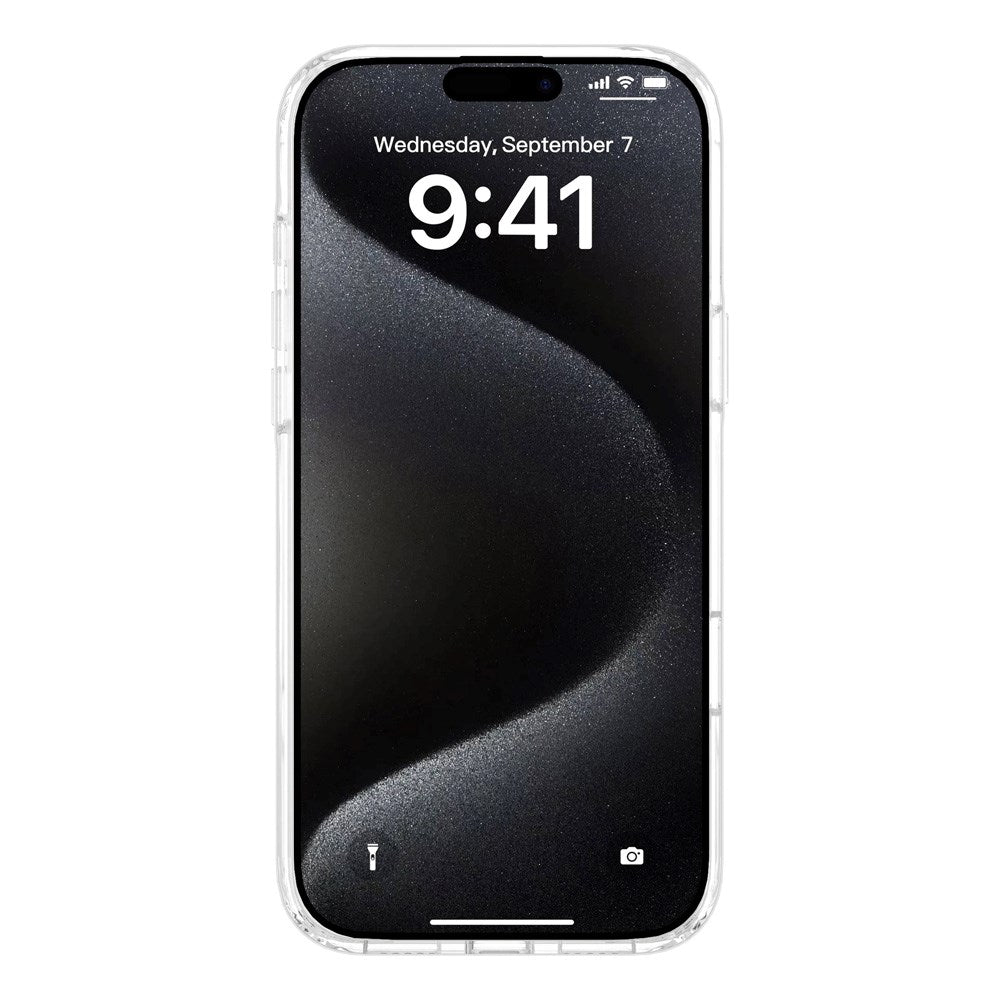 eSTUFF iPhone 17 Pro Max INFINITE OSLO Hybrid Plast Skal - MagSafe Kompatibel - Genomskinlig