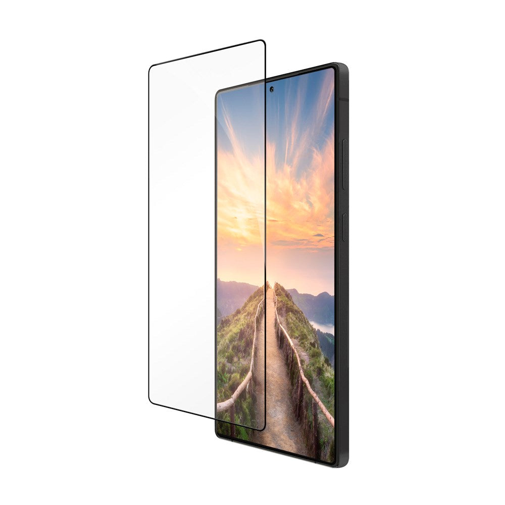 Samsung Galaxy S25+ (Plus) dbramante1928 Eco-Shield Skärmskydd med Installationsram - Svart Kant