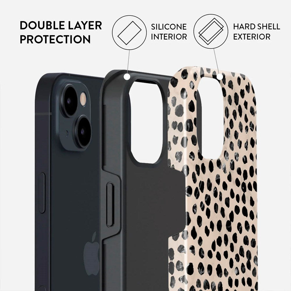 iPhone 15 Burga Tough Fashion Skal - Almond Latte