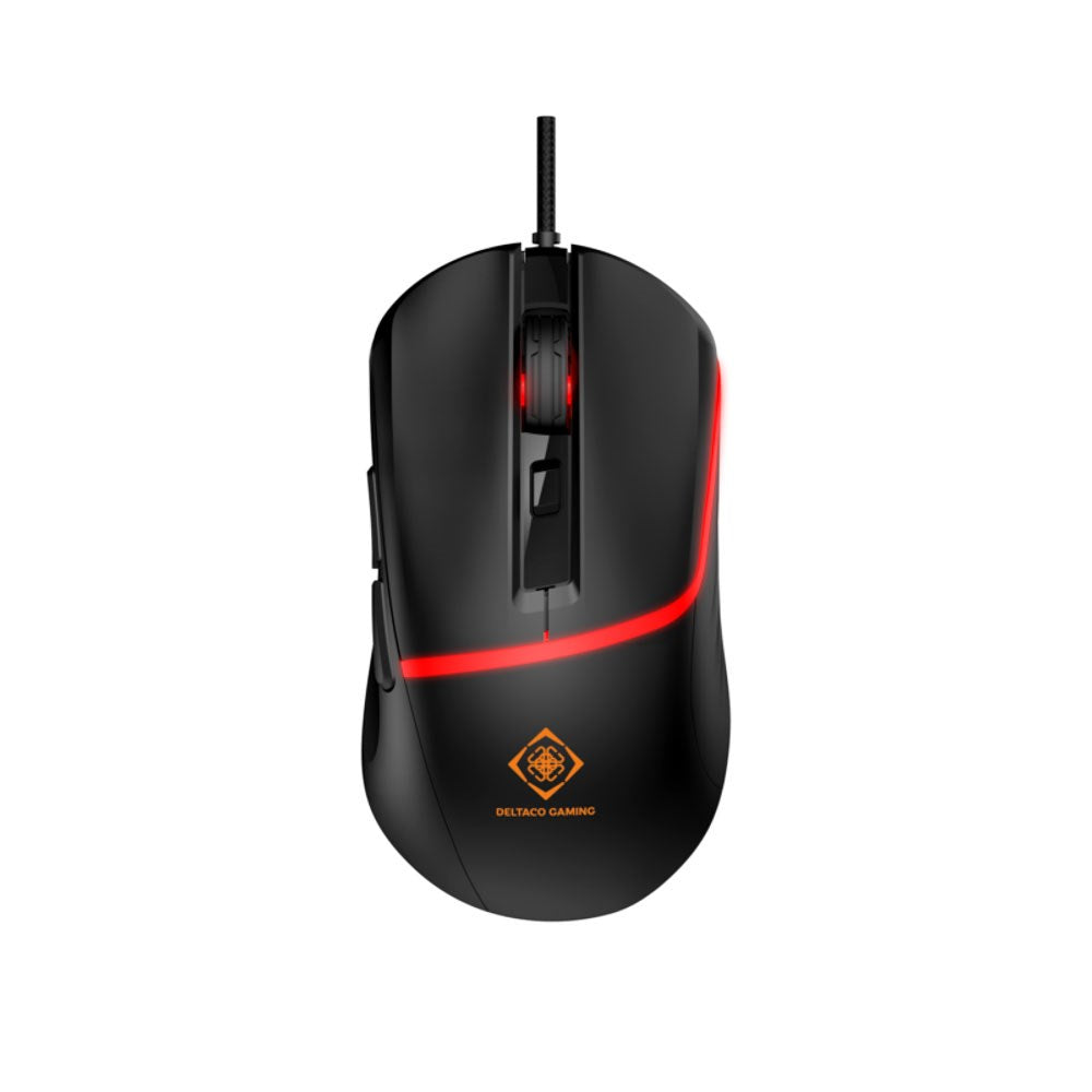 Deltaco 4-i-1 Gaming Set m. Headset / Tangentbord / Mus / Musmatta - Svart