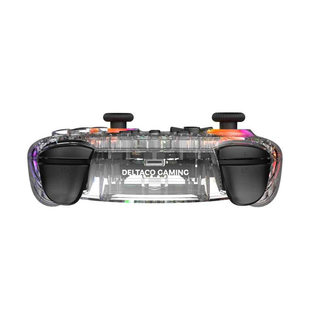 Deltaco Trådlös Gaming Controller för Nintendo Switch 2 - Genomskinlig