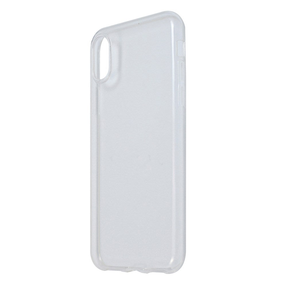 GreenMind iPhone X / XS Flexibelt Plast Skal - Transparent