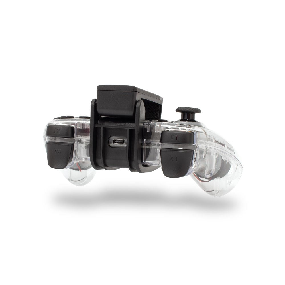 White Shark LEGION Multikompatibel Spelkonsol - Bluetooth - Inbyggd Lampa - Svart / Genomskinlig
