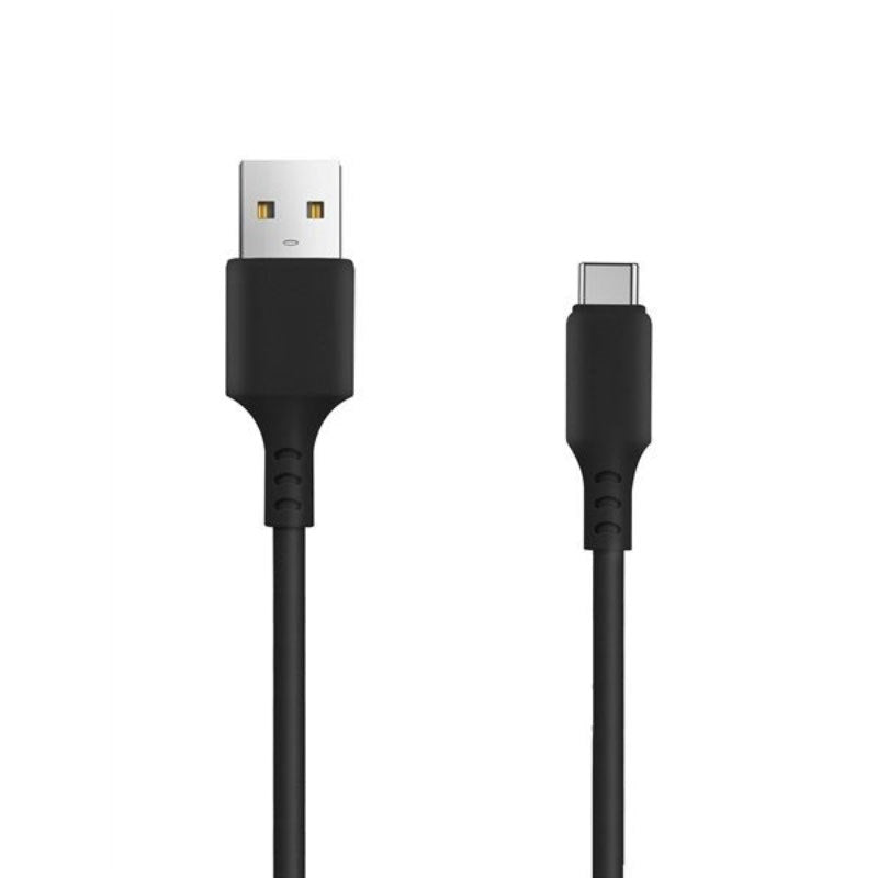 Setty USB-A till USB-C Kabel 2A - 1m - Svart