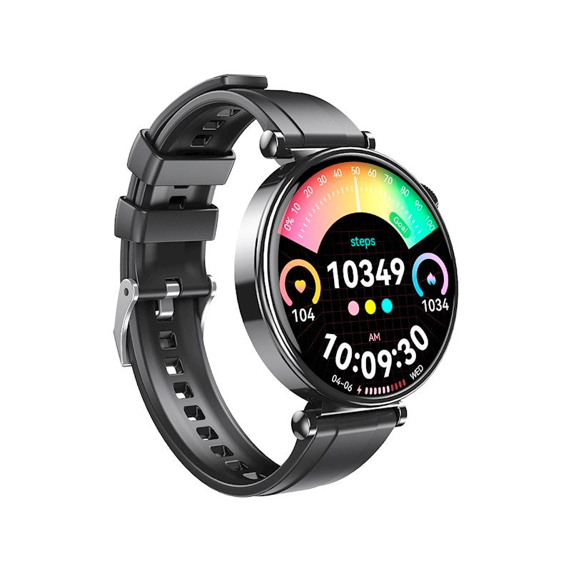 XO GT4 Mini Smartwatch med Utbytbara Urtavlor - Svart