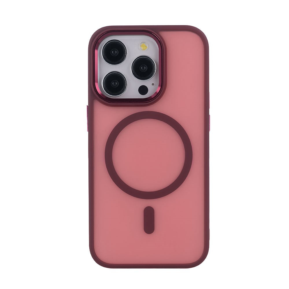 iPhone 17 TFO Frozen Hybrid Skal - MagSafe Kompatibel - Röd