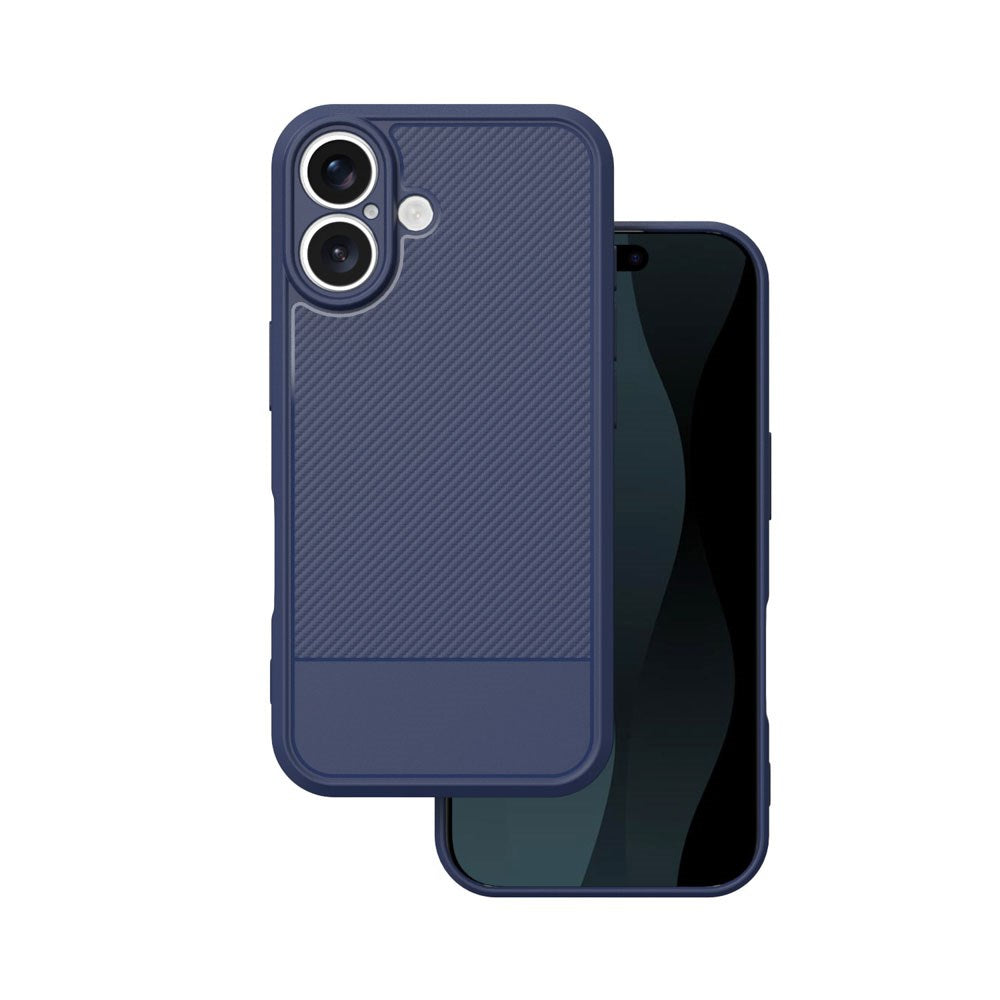 iPhone 17 TFO Simple Carbon Skal - Blå