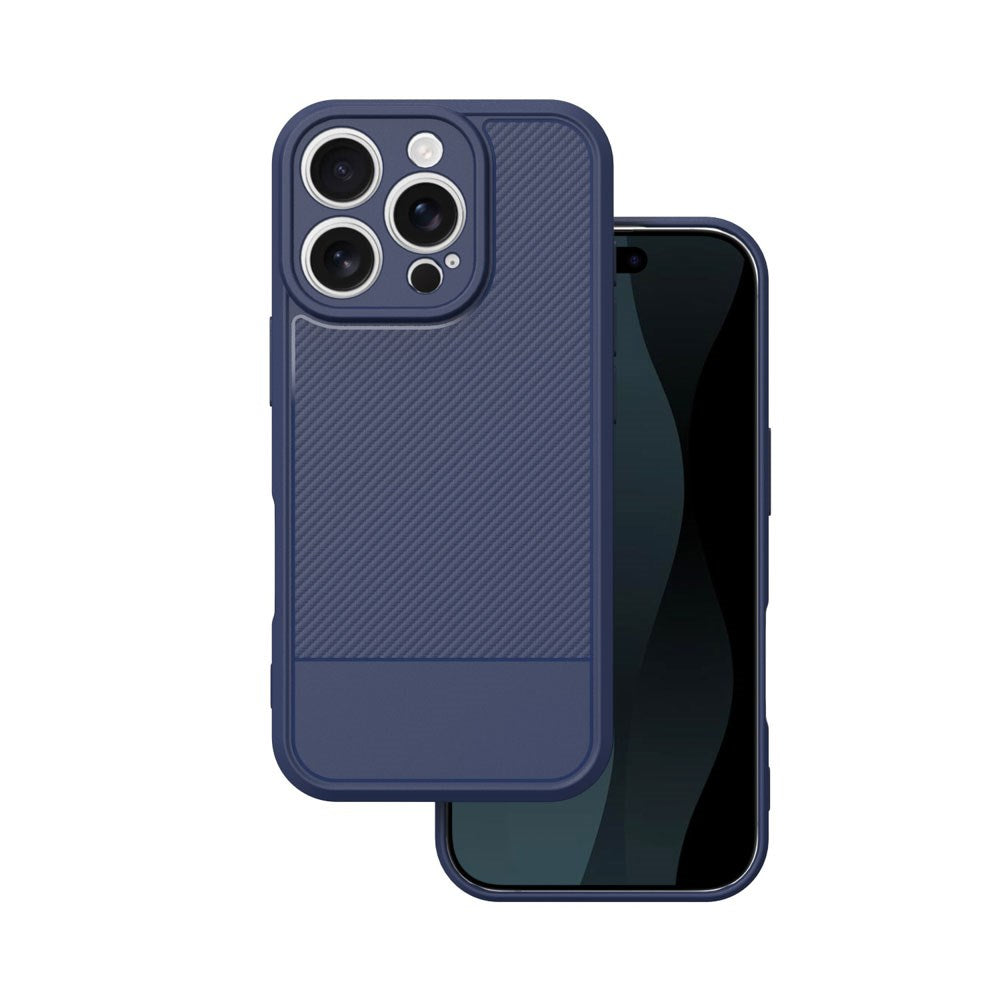 iPhone 17 Pro TFO Simple Carbon Skal - Blå