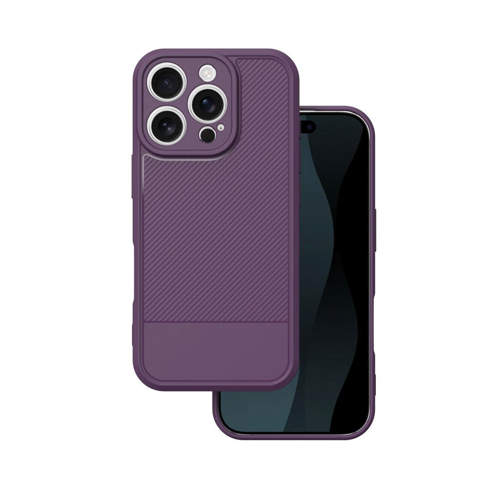 iPhone 17 Pro TFO Simple Carbon Skal - Lila