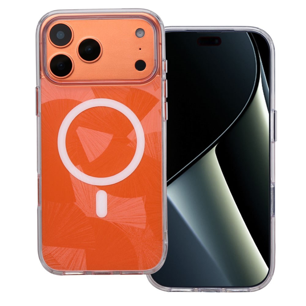 iPhone 17 Pro TFO Flash Skal - MagSafe Kompatibel - Orange