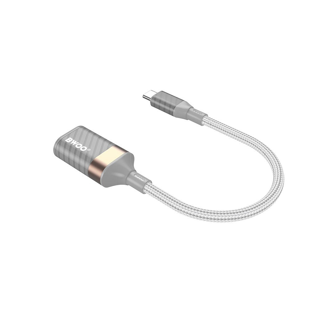 BWOO USB-C till USB-A Adapter - Grå