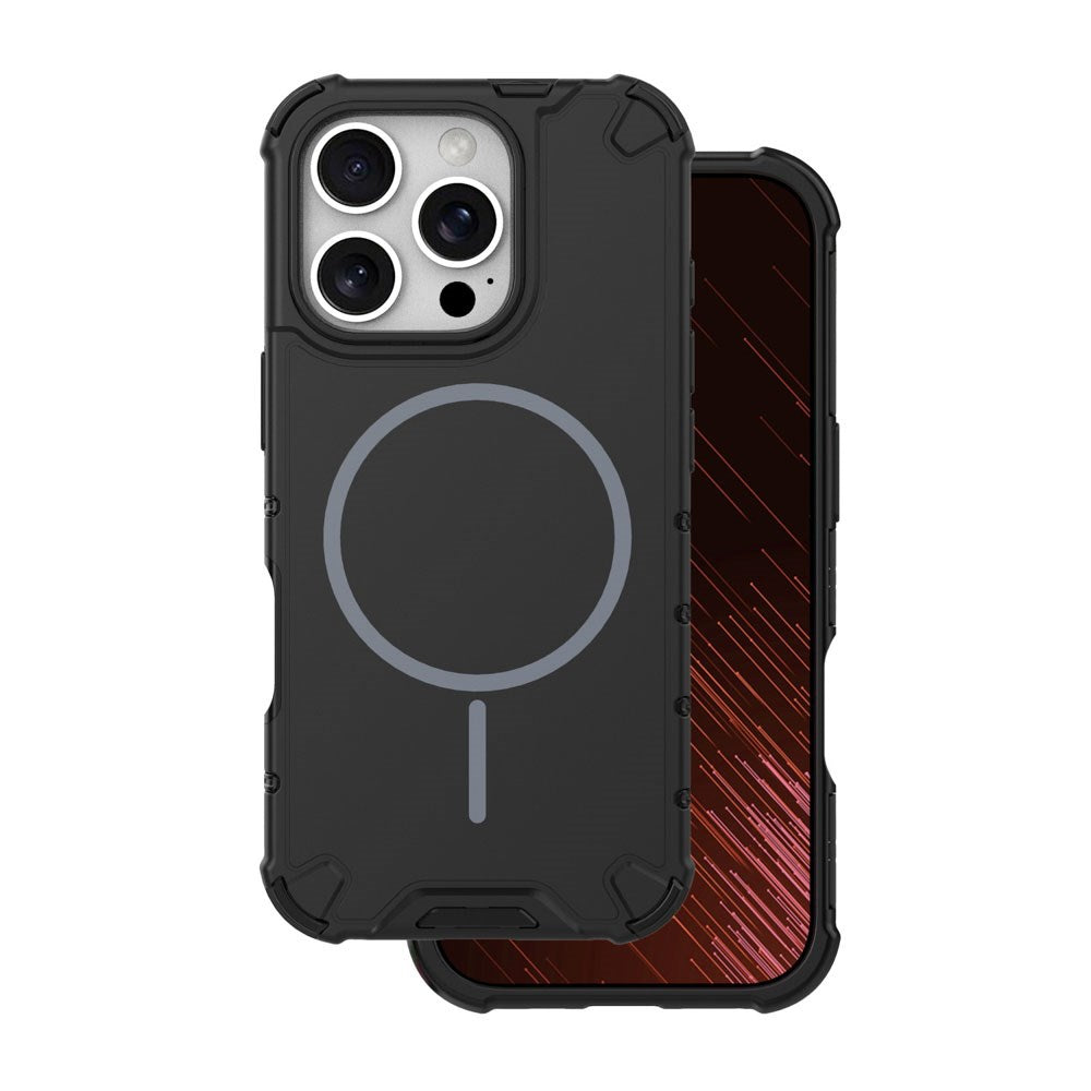 iPhone 16 Pro TFO Defender Hybrid Skal - MagSafe Kompatibel - Svart