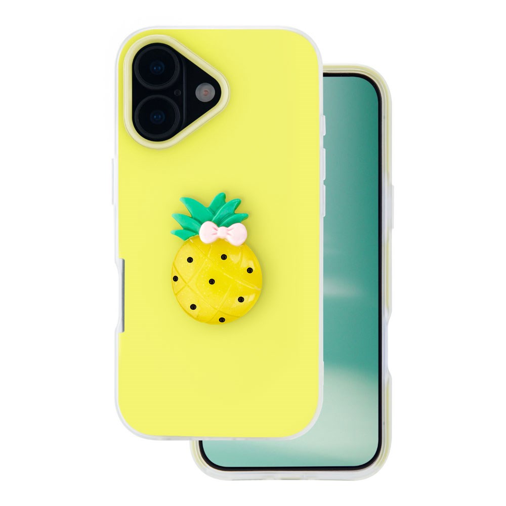 iPhone 17 TFO 3D Frukt Skal – Ananas
