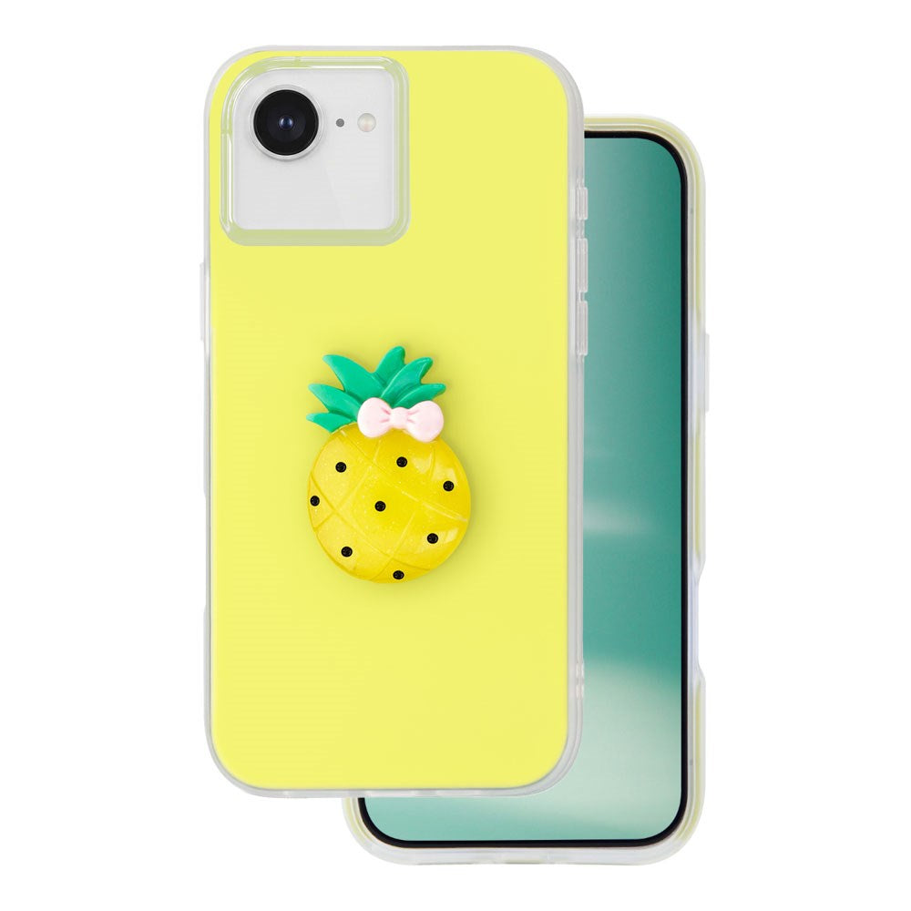 iPhone 17e / 16e TFO 3D Frukt Skal – Ananas