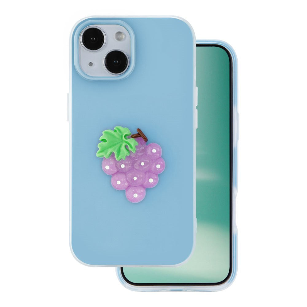 iPhone 13 TFO 3D Frukt Skal – Druvor