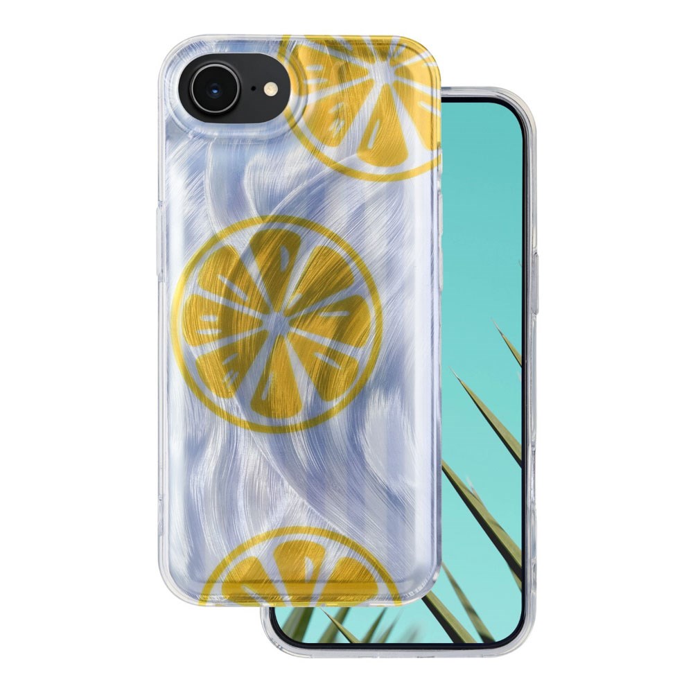 iPhone 17e / 16e TFO Ultra Trendy Sommar Skal - Lemon