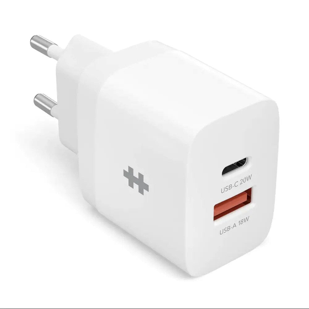 Targus HyperJuice 20W Väggladdare m. 1x USB-C & 1x USB-A - Vit