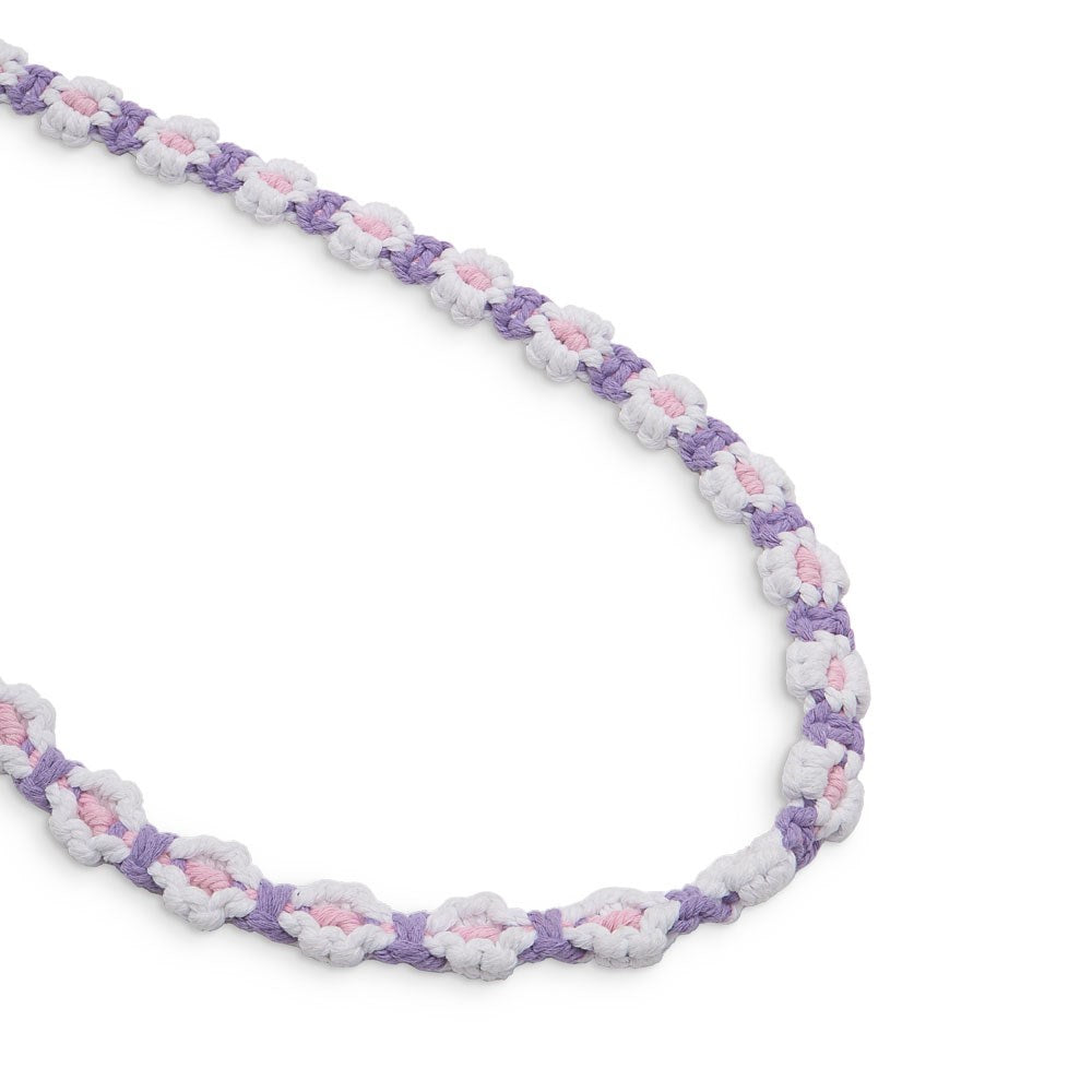 iDeal of Sweden Cord Phone Strap - Lila Blommor