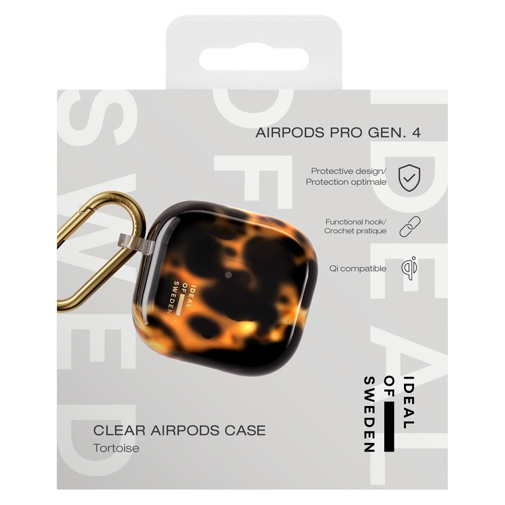 iDeal of Sweden AirPods (4. Gen.) Clear Case med Karbinhake - Tortoise