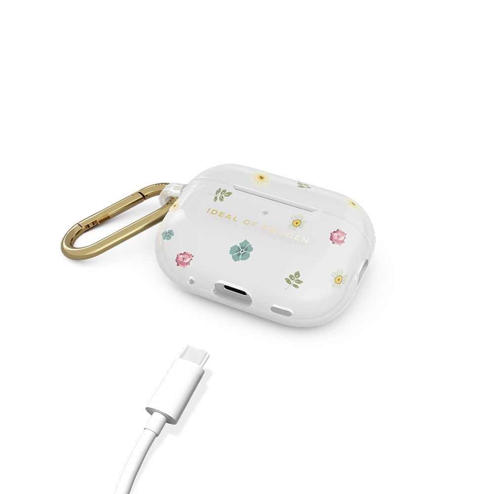 iDeal of Sweden AirPods Pro (1. & 2. Gen.) Clear Case med Karbinhake - Petite Floral