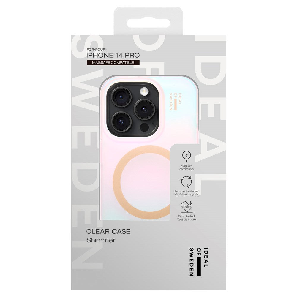 iDeal Of Sweden iPhone 14 Pro Clear Case - MagSafe Kompatibel - Shimmer