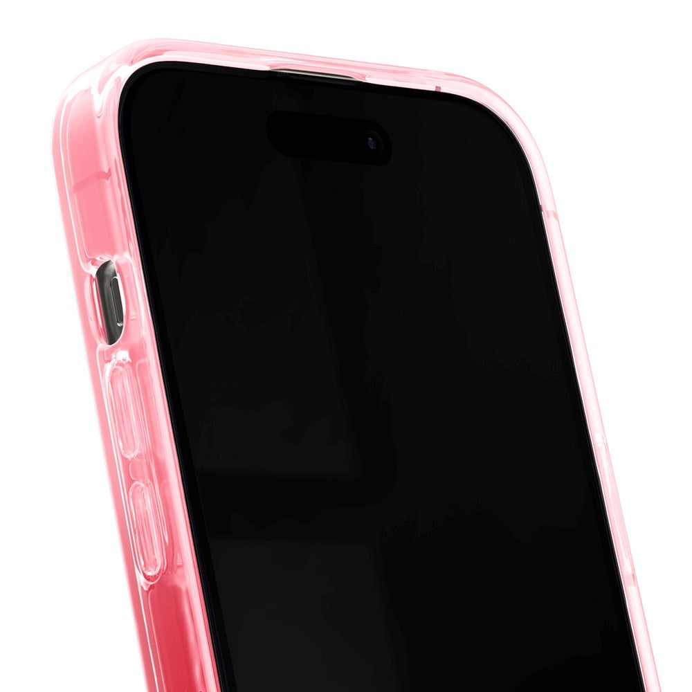 iPhone 16e / 15 / 14 / 13 iDeal Of Sweden Clear Skal - MagSafe Kompatibel - Cherry Lacquer