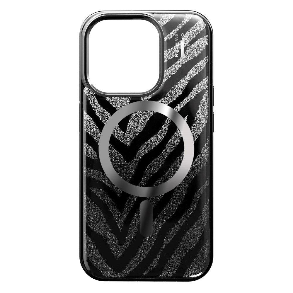 iPhone 15 Pro iDeal Of Sweden Clear Skal - MagSafe Kompatibel - Zebra Mystique