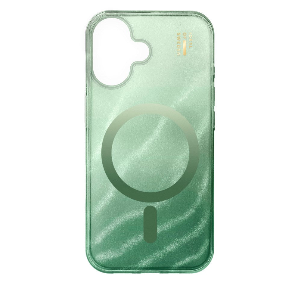 iPhone 16 iDeal Of Sweden Clear Skal - MagSafe Kompatibel - Sage Green