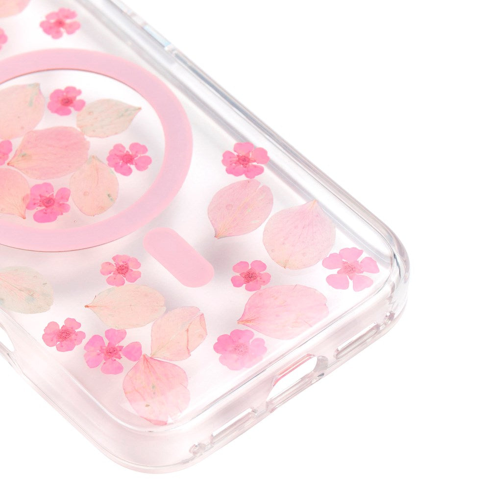 iDeal Of Sweden iPhone 16 Clear Case - MagSafe Kompatibel - Cherry Blossom
