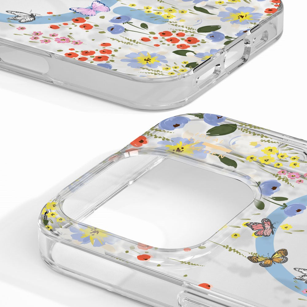iDeal Of Sweden iPhone 16 Pro Clear Case - MagSafe Kompatibel - Artistic Garden
