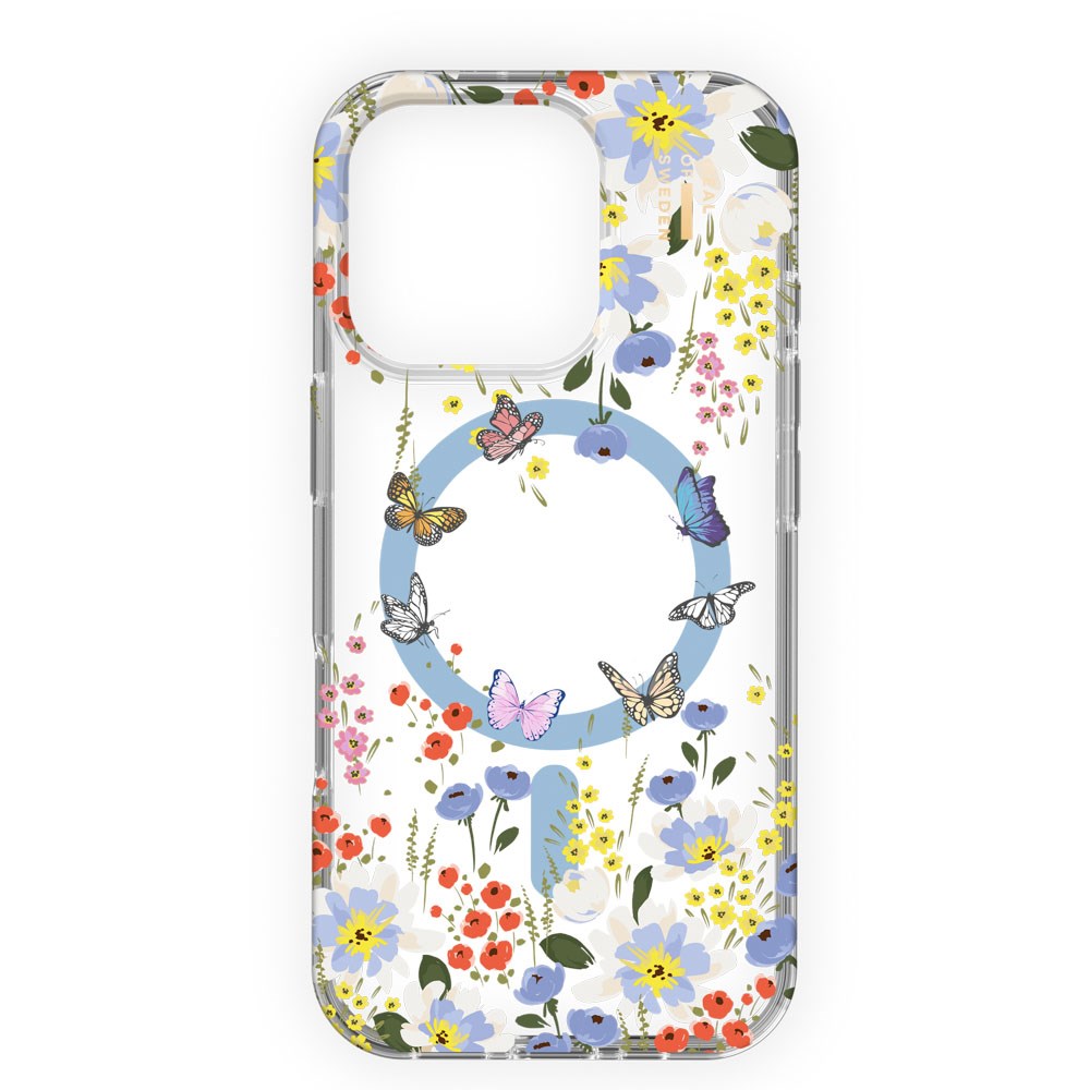 iDeal Of Sweden iPhone 16 Pro Clear Case - MagSafe Kompatibel - Artistic Garden