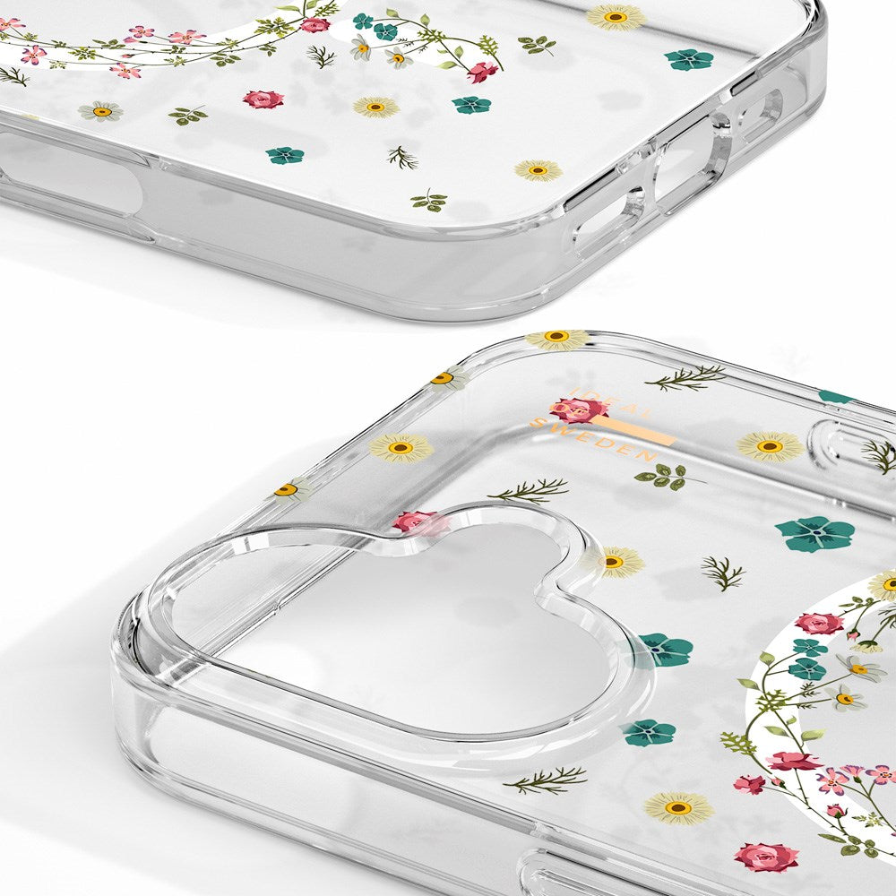 iPhone 17 iDeal Of Sweden Clear Skal - MagSafe Kompatibel - Petite Floral