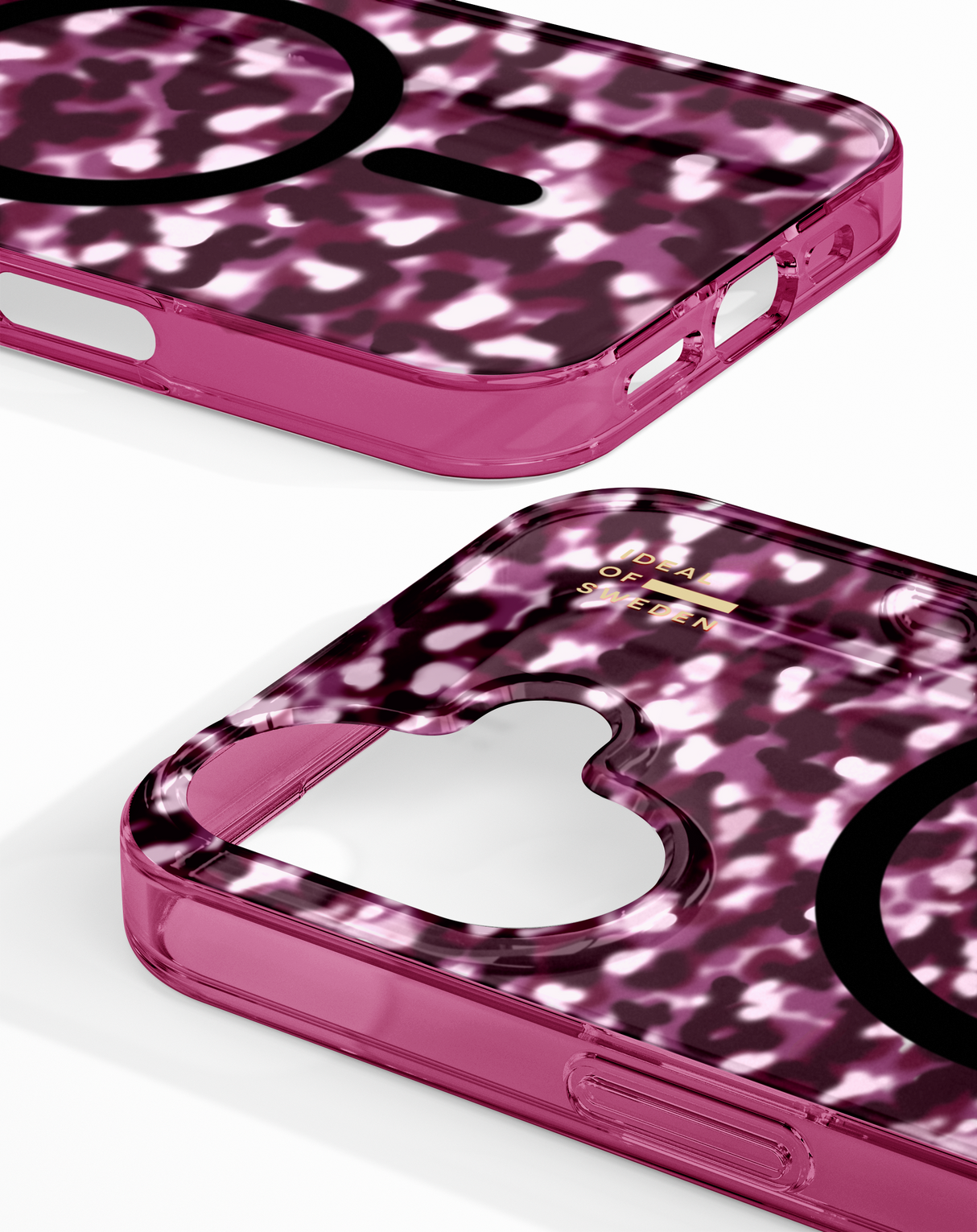 iPhone 17 iDeal Of Sweden Clear Skal - MagSafe Kompatibel - Cherry Crush