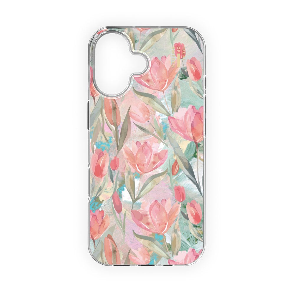 iPhone 17 iDeal Of Sweden Clear Skal - MagSafe Kompatibel - Tulip Bloom
