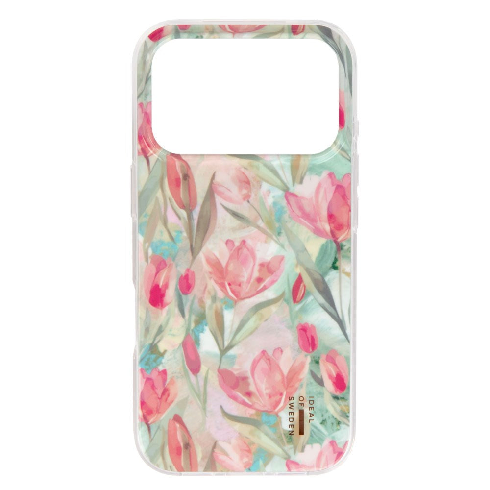 iPhone 17 Pro iDeal Of Sweden Clear Skal - MagSafe Kompatibel - Tulip Bloom