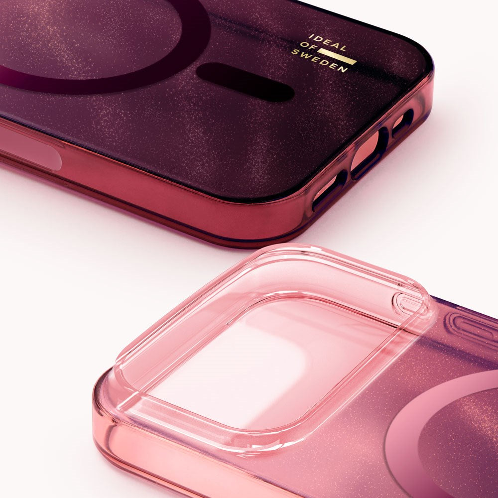 iPhone 18 Pro / 17 Pro iDeal Of Sweden Clear Skal - MagSafe Kompatibel - Cherry Lacquer