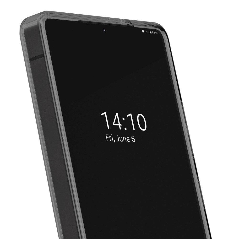 Samsung Galaxy S25 Ultra iDeal Of Sweden Clear Skal - Trådlös Laddning - Tinted Black