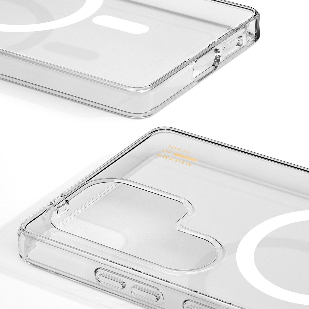 Samsung Galaxy S25 Ultra iDeal Of Sweden Clear Skal - Trådlös Laddning - Clear