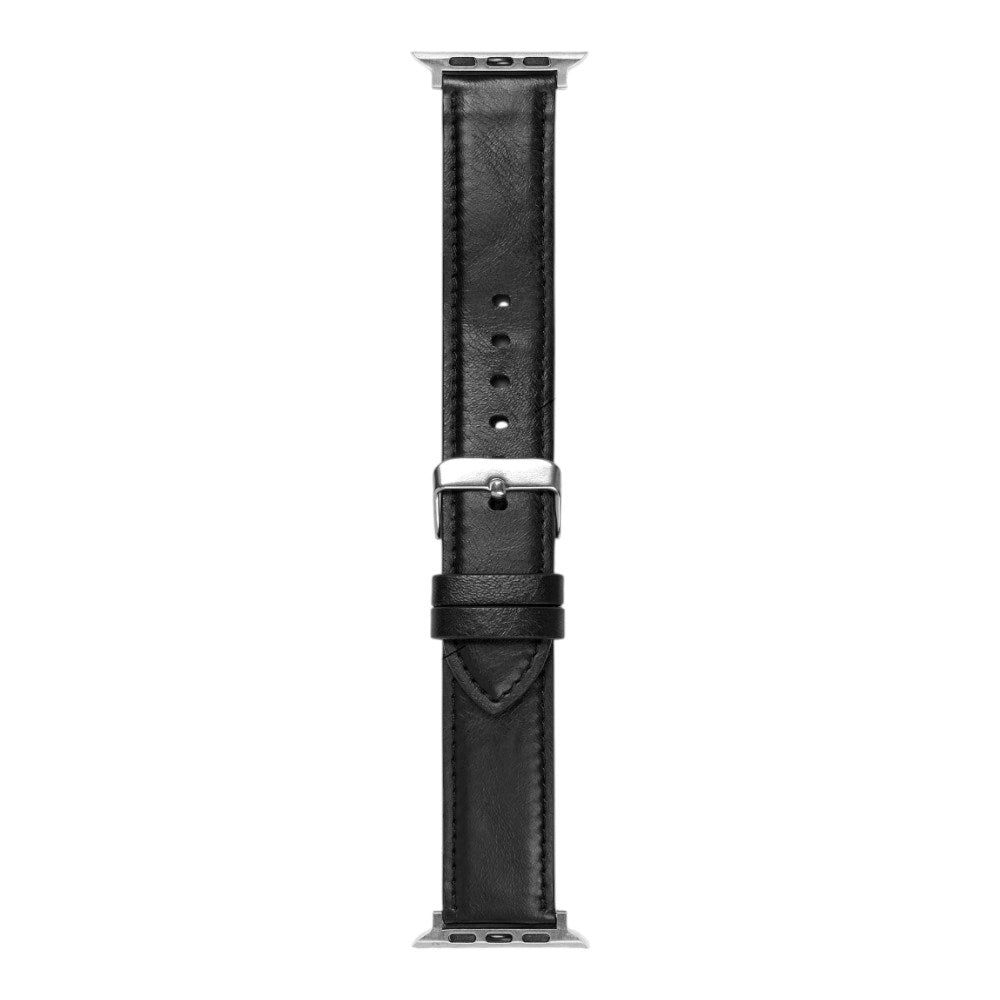 Apple Watch (42/44/SE/45/46/49mm) iDeal of Sweden Veganskt Läderarmband - Iconic Black