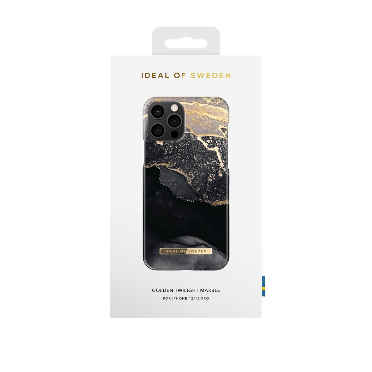 iPhone 12 / 12 Pro iDeal of Sweden Fashion Skal - Golden Twilight Marble