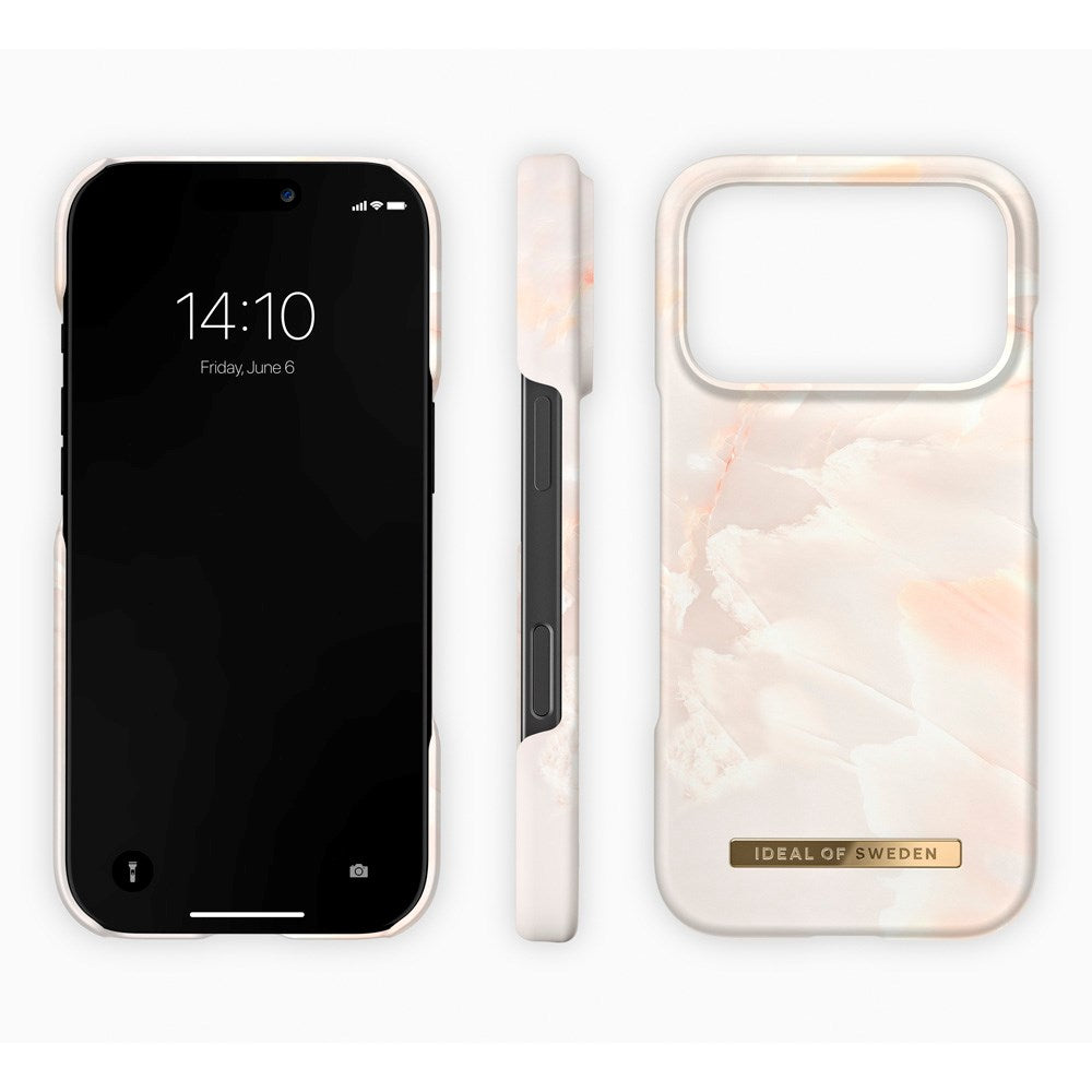 iDeal Of Sweden iPhone 17 Pro Max Fashion Skal - MagSafe Kompatibel - Rose Pearl Marble