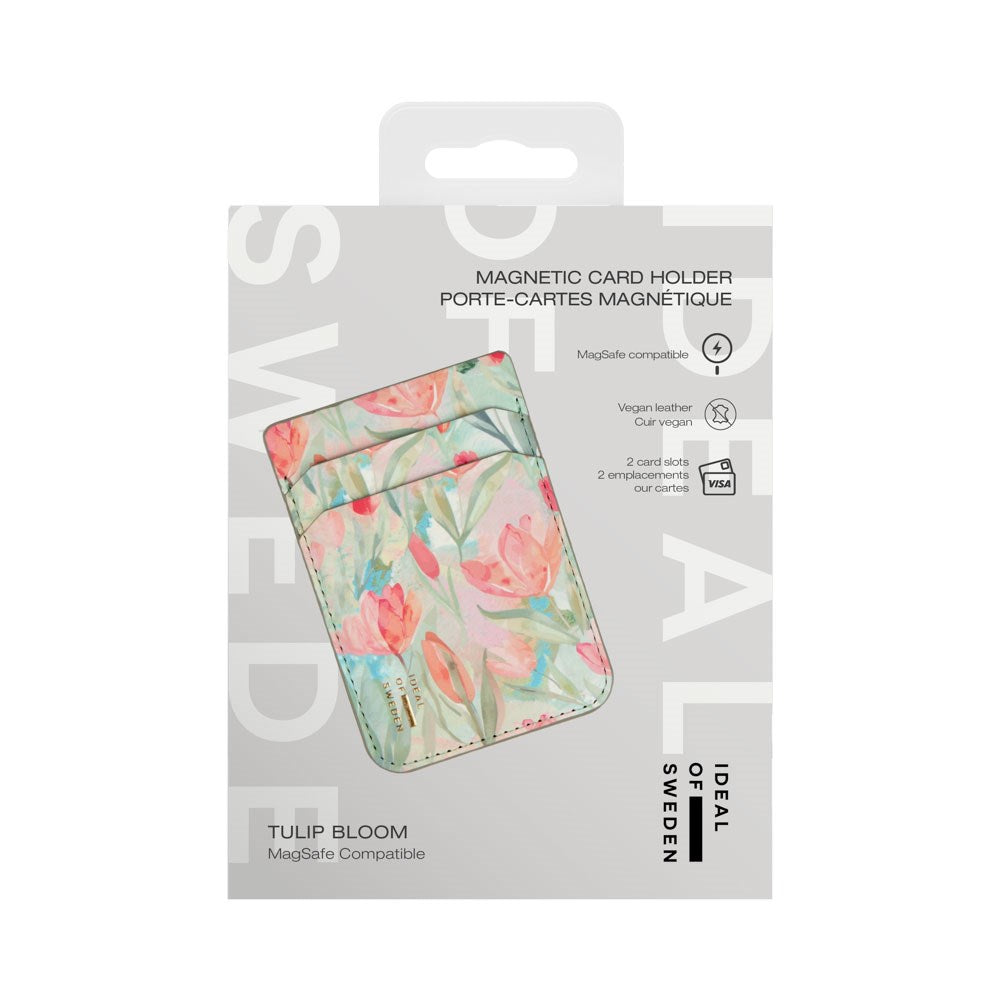 iDeal Of Sweden Magnetisk Korthållare - MagSafe-Kompatibel - Tulip Bloom