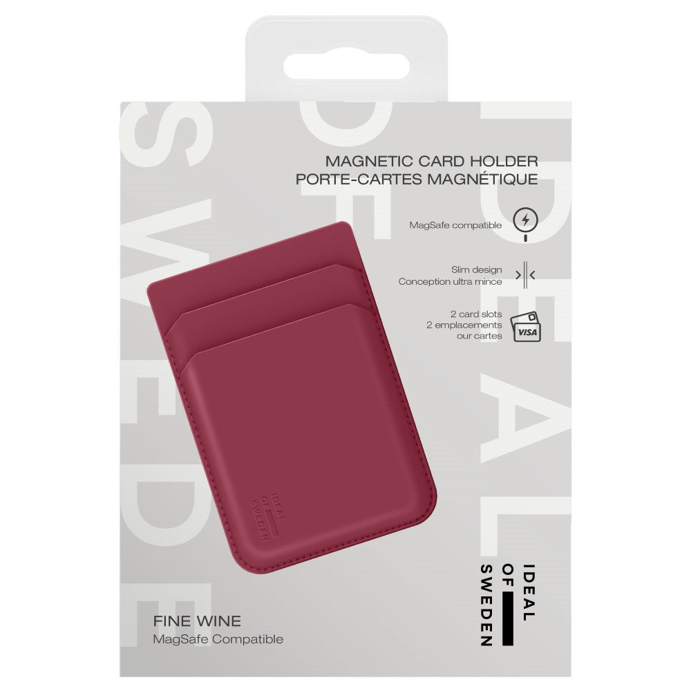 iDeal Of Sweden Magnetisk Korthållare - MagSafe-Kompatibel - Fine Wine
