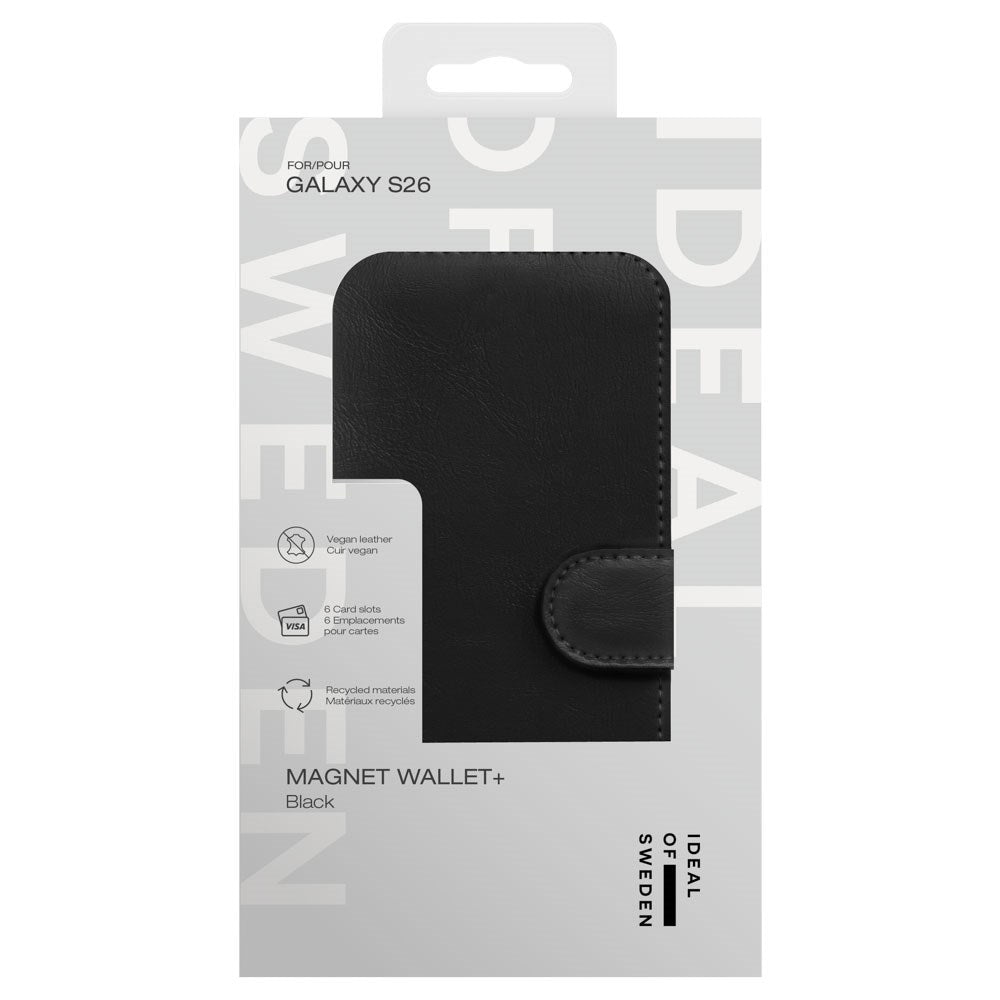 Samsung Galaxy S26 iDeal Of Sweden Magnet Wallet+ Fodral - Svart