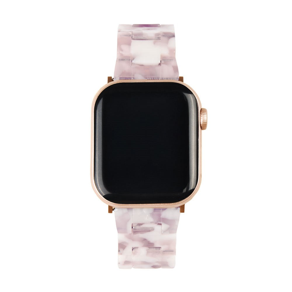 Apple Watch (42/44/SE/45/46/49mm) iDeal of Sweden Resinarmband - Pink Pearl