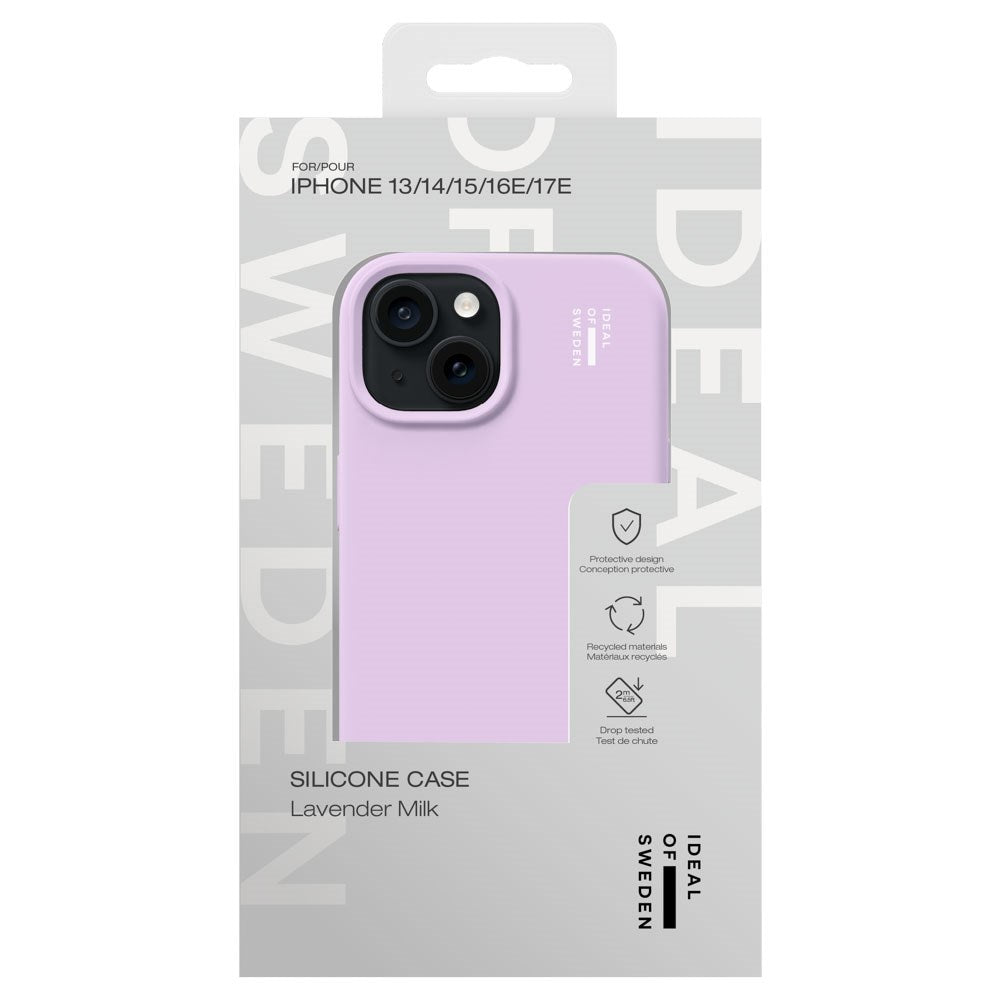 iPhone 17e / 16e / 15 / 14 / 13 iDeal Of Sweden Silicone Skal - Lavender Milk