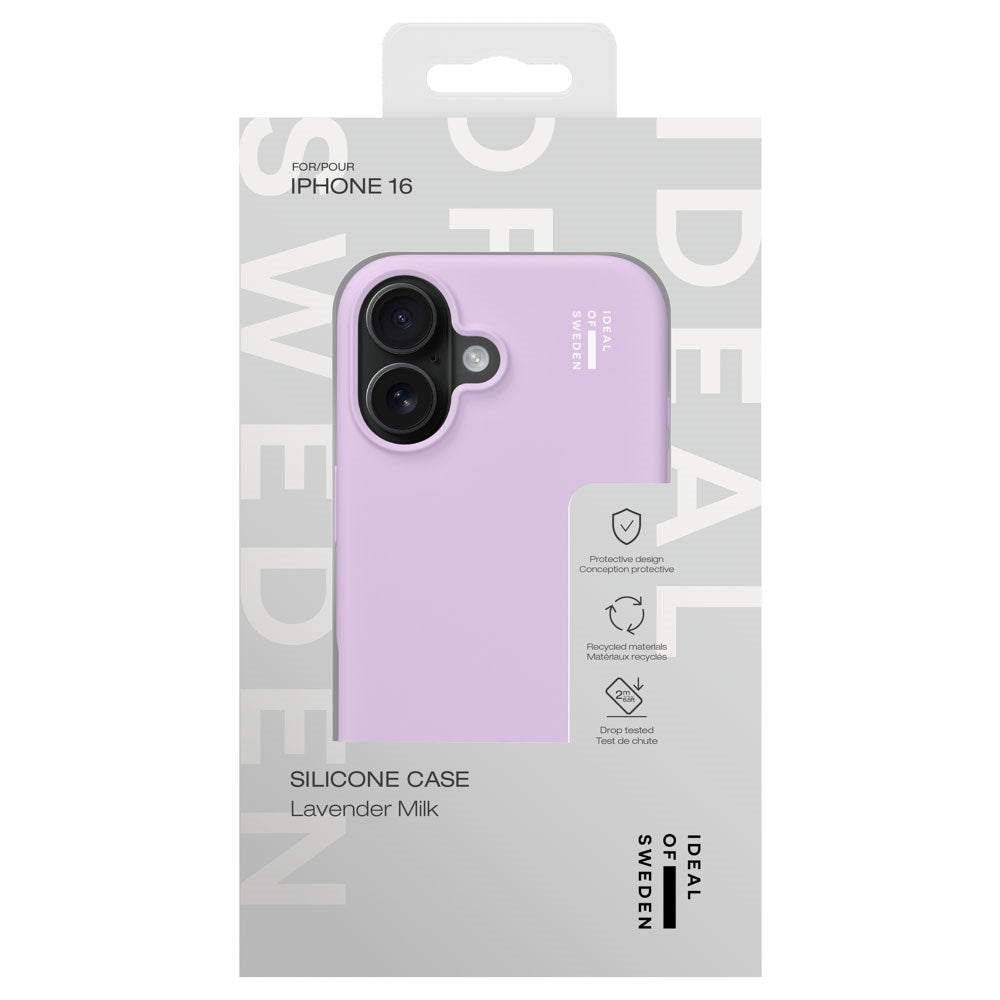 iPhone 16 iDeal Of Sweden Silicone Skal - Lavender Milk