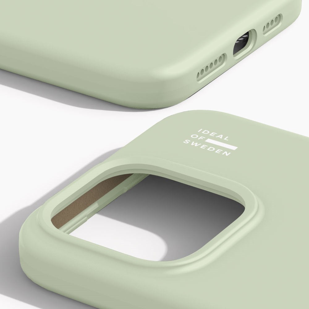 iPhone 15 Pro Max iDeal Of Sweden Silicone Skal - Sage Green
