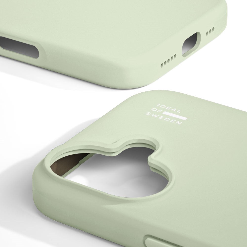 iPhone 16 iDeal Of Sweden Silicone Skal - Sage Green
