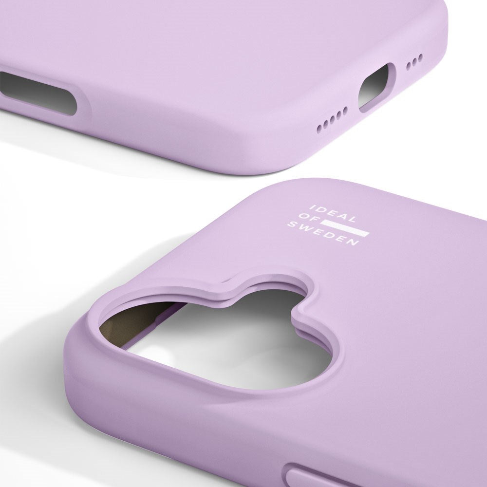 iPhone 16 iDeal Of Sweden Silicone Skal - MagSafe Kompatibel - Lavender Milk